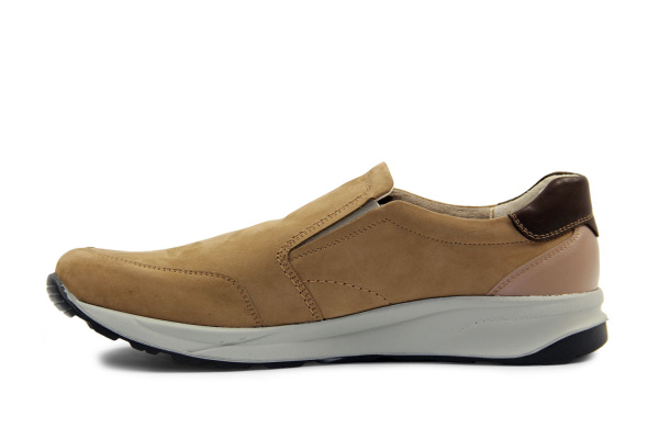 Полуботинки больших размеров Tommi Shoes 008-809бежевый