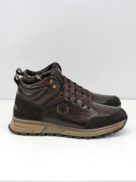 Ботинки больших размеров Tommi Shoes  013-739 B К/Мех