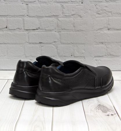 Полуботинки больших размеров Tommi Shoes арт. 008-809черный