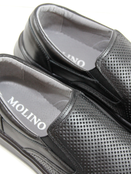 Слипоны больших размеров MOLINO 008-892 Черный
