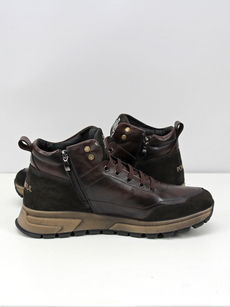 Ботинки больших размеров Tommi Shoes  013-739 B К/Мех