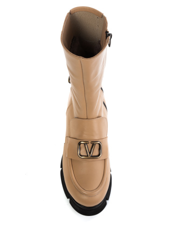Полусапоги больших размеров White More 6716Beige