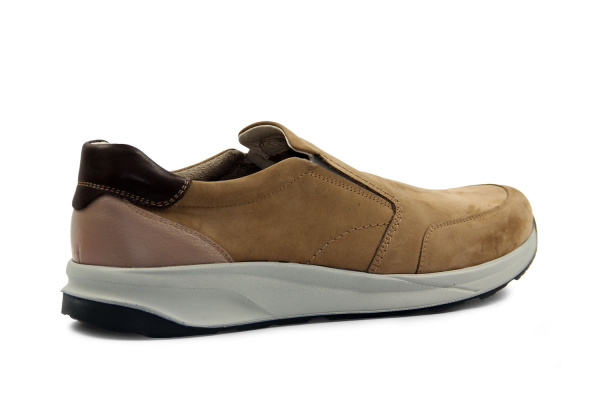 Полуботинки больших размеров Tommi Shoes 008-809бежевый
