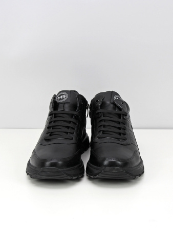 Ботинки больших размеров Tommi Shoes 013-688/1 B Ч/Байка